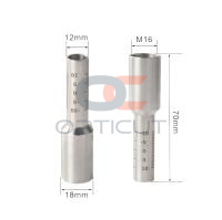 Держатель сопла со шкалой H=70мм d=12мм M16