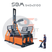 Четырехвалковый валец гидравлический MAC BENDING SBM 540х3100