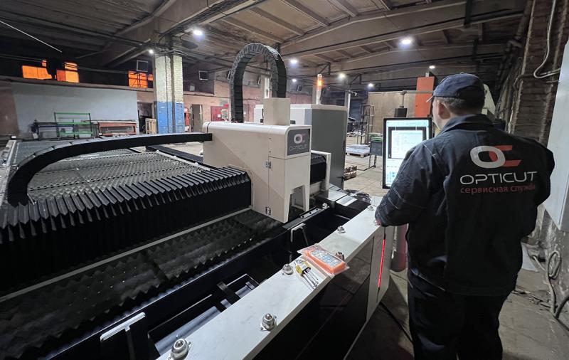 Лазерный станок OPTICUT OC 3015A введен в эксплуатацию