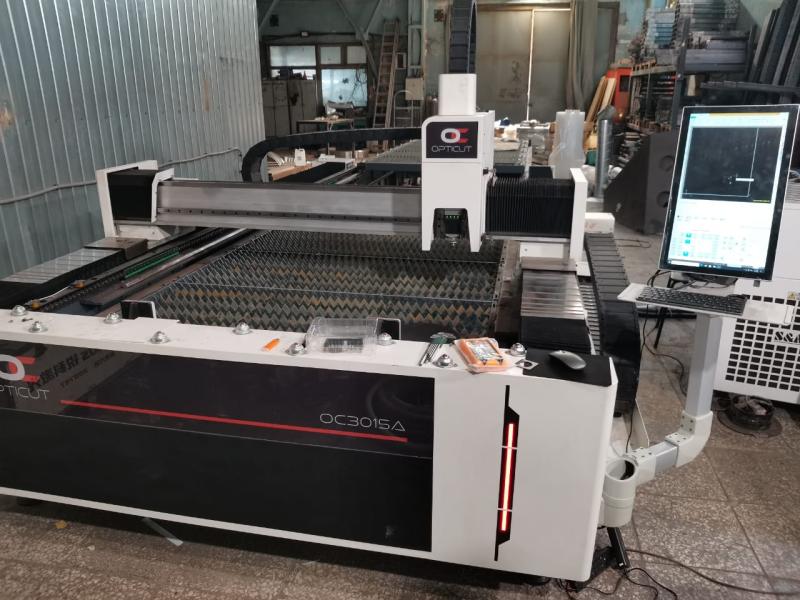 Станок лазерной резки листового металла OPTICUT OC 3015A 6000W запущен в эксплуатацию