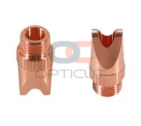 Cопло для лазерной сварки L=25 мм M10x1 (плоский угол)