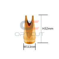 Сопло для лазерной резки Тип С, M13.5мм, h=32мм