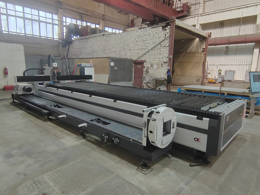 Комбинированный станок OPTICUT 6015GT 6000W введен в эксплуатацию Комбинированный станок OPTICUT 6015GT 6000W введен в эксплуатацию