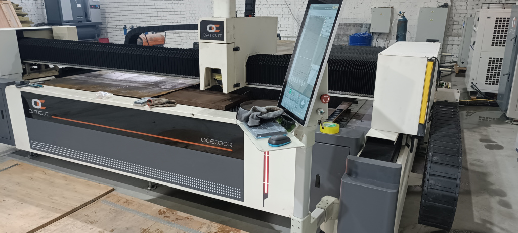Станок лазерной резки OPTICUT OC6030R запущен в эксплуатацию Станок лазерной резки OPTICUT OC6030R запущен в эксплуатацию