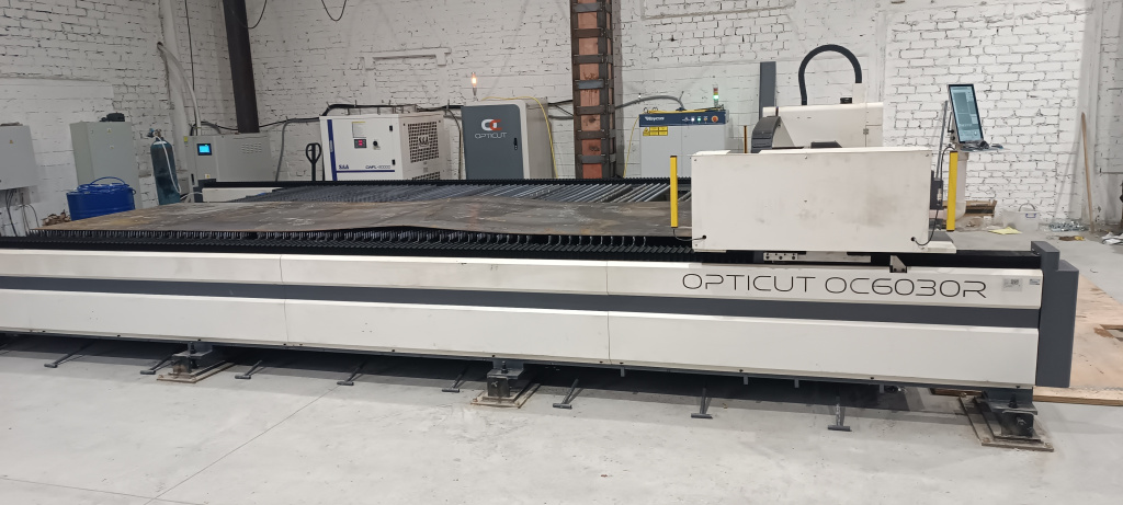 Станок лазерной резки OPTICUT OC6030R запущен в эксплуатацию Станок лазерной резки OPTICUT OC6030R запущен в эксплуатацию