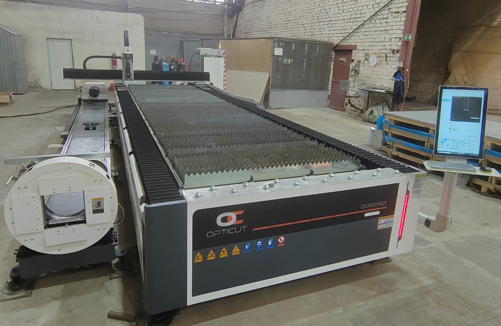 Комбинированный станок OPTICUT 6015GT 6000W введен в эксплуатацию Комбинированный станок OPTICUT 6015GT 6000W введен в эксплуатацию