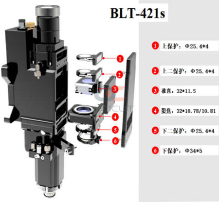 Голова лазерная BOCI BLT421S, F=200мм, 8кВт