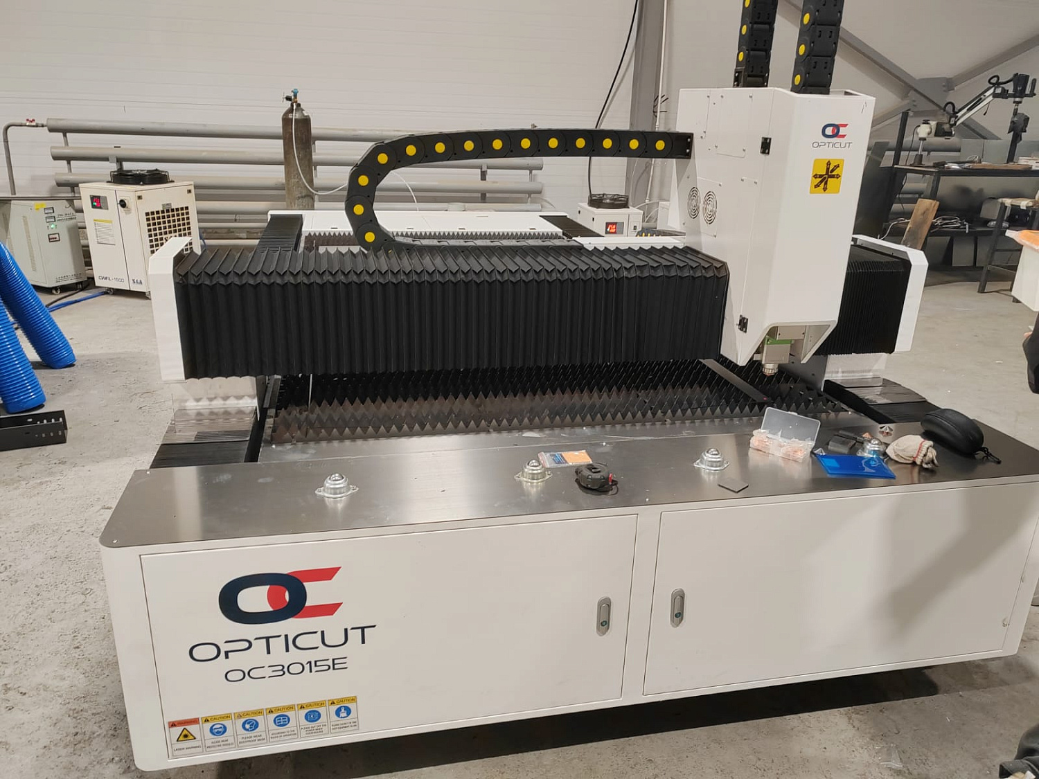 Станок лазерной резки листа OPTICUT 3015ECO введен в эксплуатацию