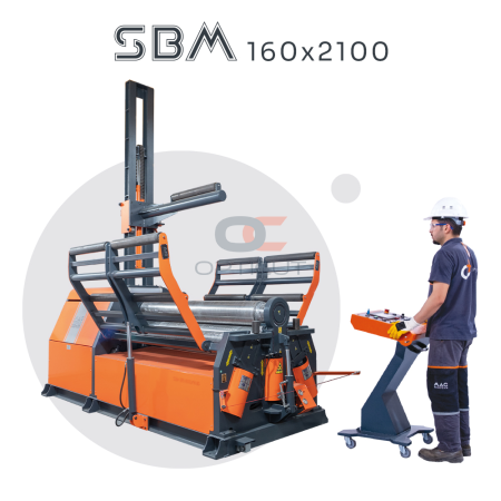 Четырехвалковый валец гидравлический MAC BENDING SBM 160х2100