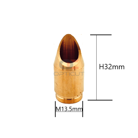 Сопло для лазерной сварки Тип А, M13.5мм, h=32мм