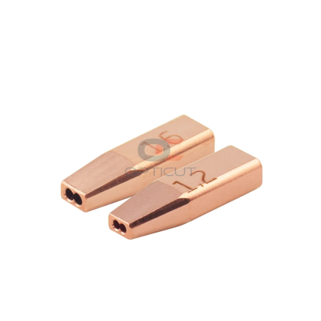 Сопло для двойной подачи проволоки