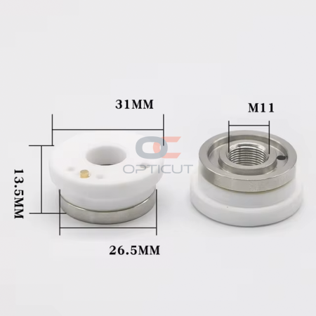 Проставка керамическая D=31/27 мм H=13,5 мм М11 NC63