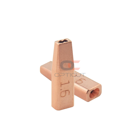 Сопло для двойной подачи проволоки