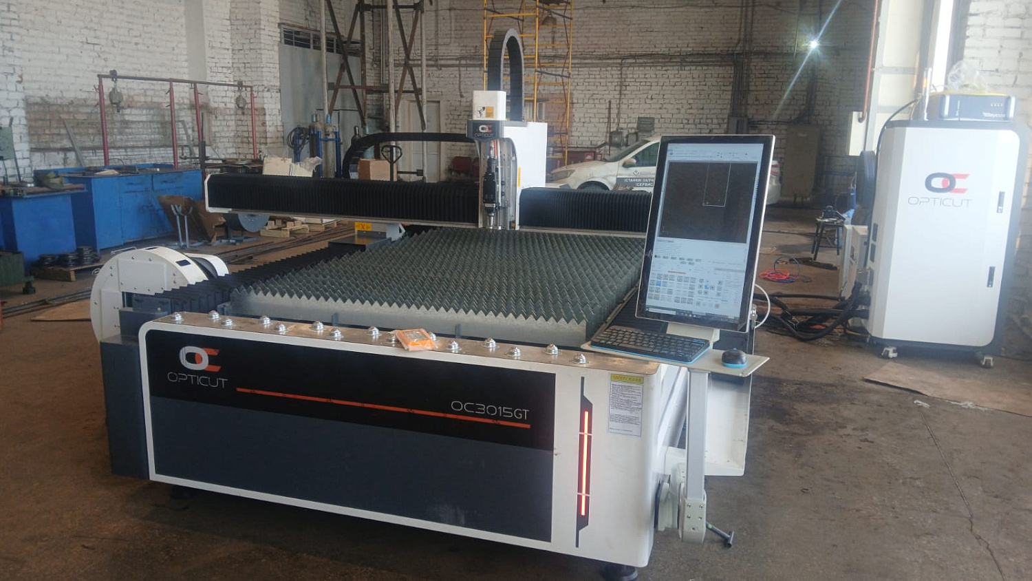 Комбинированный станок OPTICUT 3015GT 3000W введен в эксплуатацию Комбинированный станок OPTICUT 3015GT 3000W введен в эксплуатацию