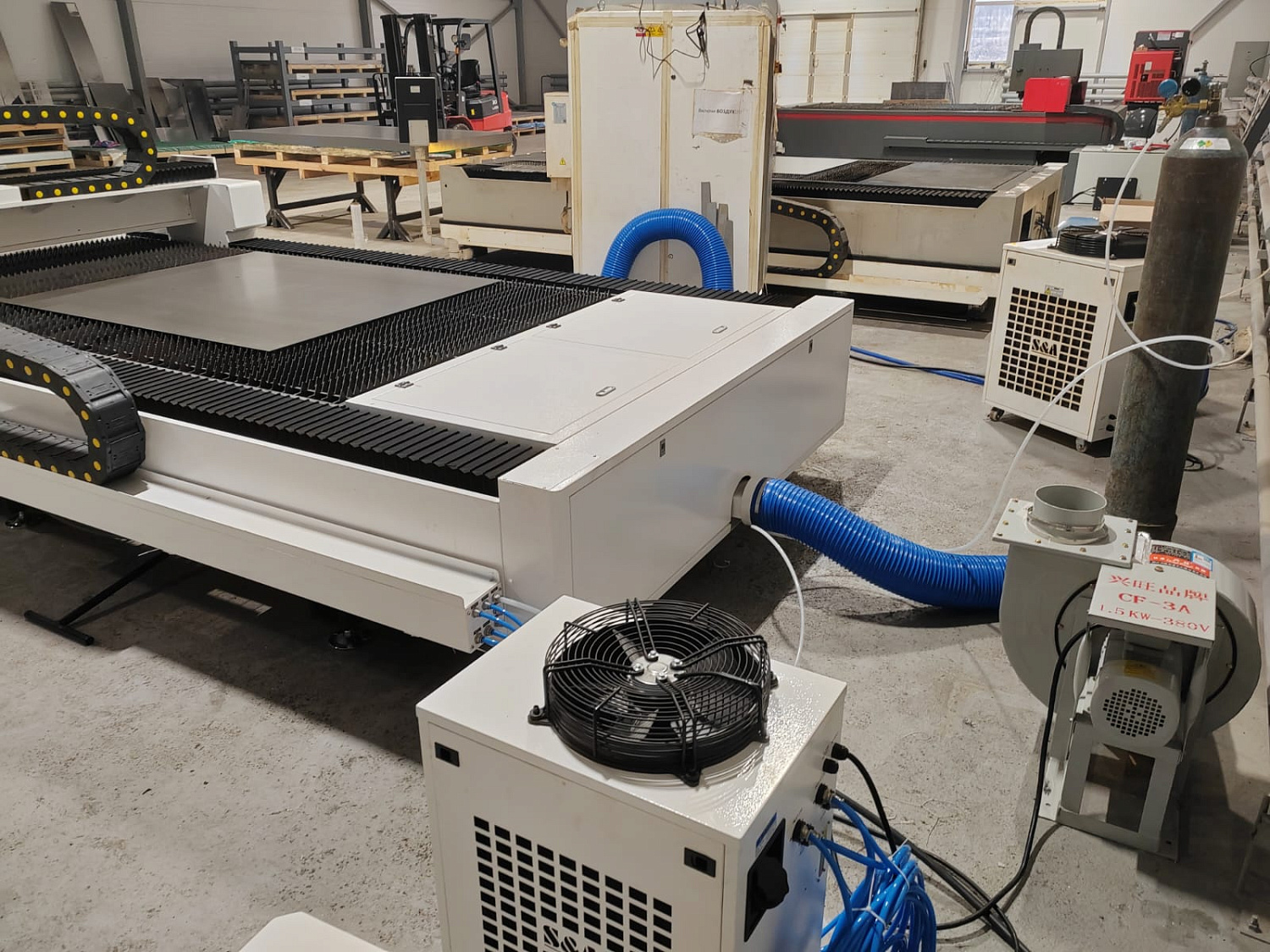 Станок лазерной резки листа OPTICUT 3015ECO введен в эксплуатацию