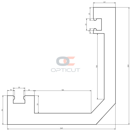 Гофра защитная оси X LM3015H4.02-2X (H4) SENFENG