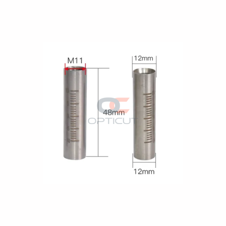 Держатель сопла со шкалой H=45мм d=12мм M11