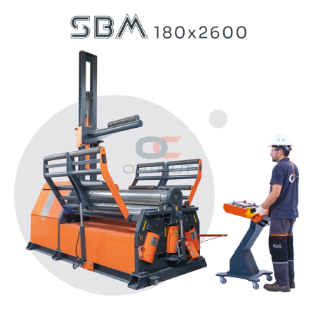 Четырехвалковый валец гидравлический MAC BENDING SBM 180х2500