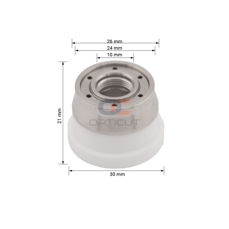 Проставка керамическая 30*23*33,8 мм M11*0,75 мм BOCI (P)